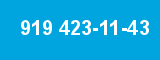 919 423-11-43